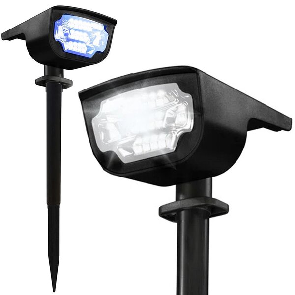 Solarni ukrasni reflektor pod ili zidni LED RGBW IP65 svjetiljka