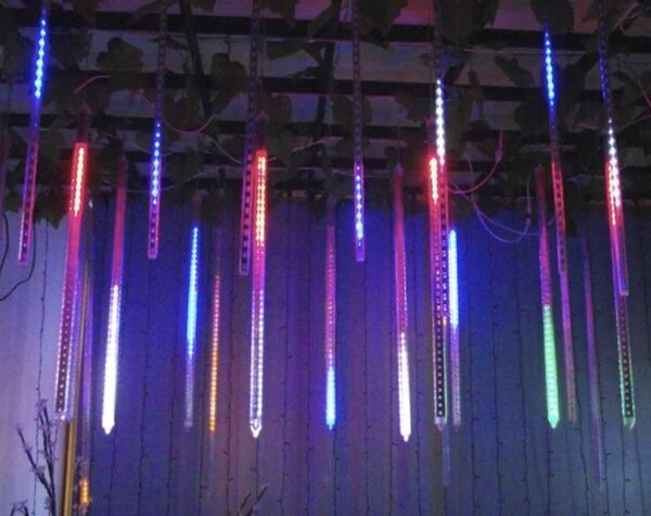 Novogodišnja svjetla za svijeće 50cm 288 LED RGB multi -obojena
