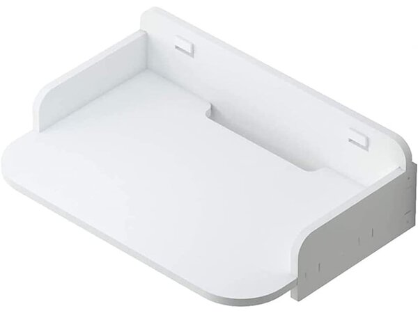 Univerzalna PVC zidna polica 24 cm bijela