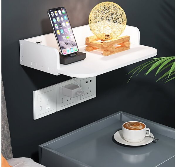 Univerzalna PVC zidna polica 24 cm bijela