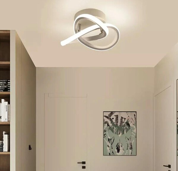 Moderna stropna LED svjetiljka 24w bijela 26cm