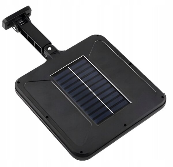 Solar Road 220 SMD + 15 COB LED svjetiljka s PIR sezonom Black + Remote
