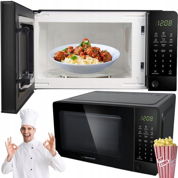 1100W LCD mikrovalna pećnica 20L dodir na Horneado