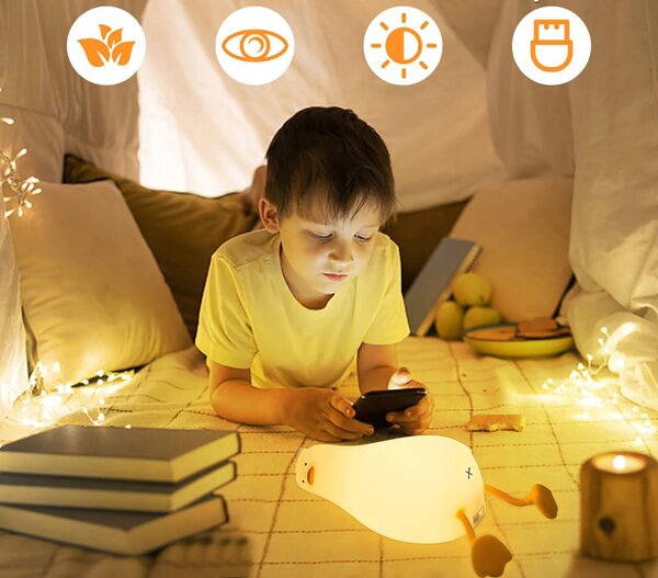 LED Touch AK. Meka silikonska patka svjetlo 1200mAh