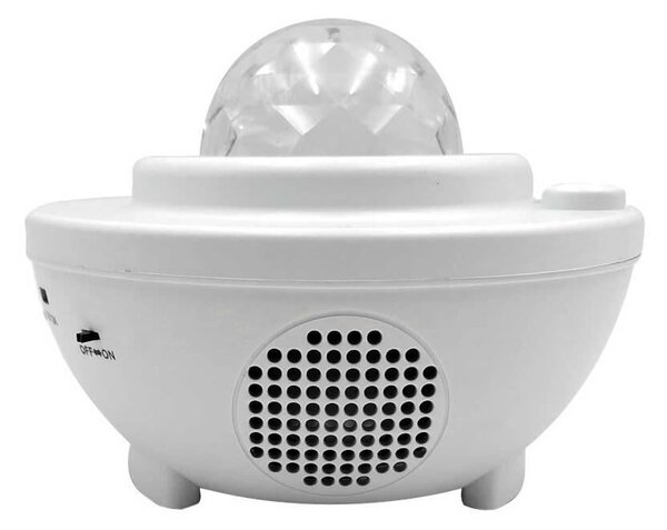LED RGB Zvjezdani projektor i Bluetooth Loud USB White