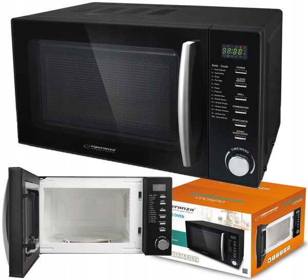 1200W LCD mikrovalna + roštilj 20L Cocinero