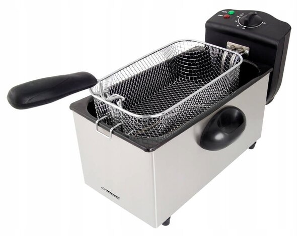 2000w inox cvrtnik na olje falafel 3l friteza - esperanza