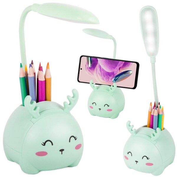 Dječji USB AK. LED stolna svjetiljka i organizator