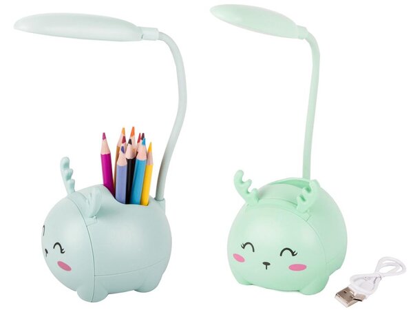Dječji USB AK. LED stolna svjetiljka i organizator