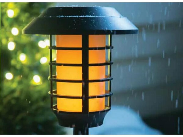 Solarni vrtni pod LED RGBW lampica IP65 + daljinski upravljač