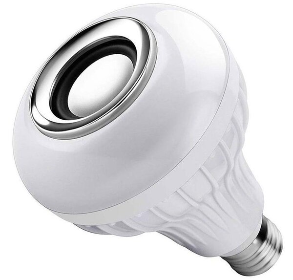 Rgb led žarnica 7w in bluetooth zvočnik + daljinski upravljalnik - aptel
