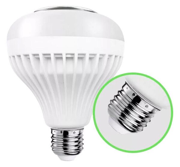 Rgb led žarnica 7w in bluetooth zvočnik + daljinski upravljalnik - aptel