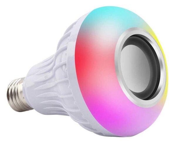 Rgb led žarnica 7w in bluetooth zvočnik + daljinski upravljalnik - aptel