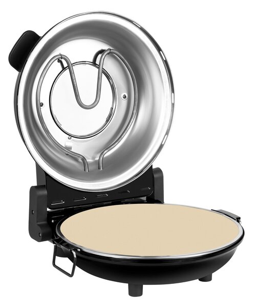 1200W kamena pizza 32 cm do 400 ° C + 2 Vrhovni reket