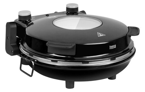 1200W kamena pizza 32 cm do 400 ° C + 2 Vrhovni reket