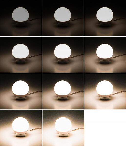 10 LED svjetiljki za USB ogledalo