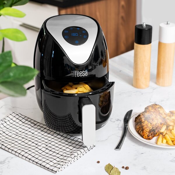 1000w lcd cvrtnik na zrak brez maščobe 1800ml friteza - teesa