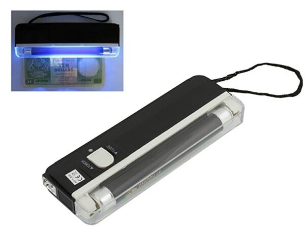 UV svjetlo za provjeru novčanica i ispitivača dokumenata + LED svjetiljka