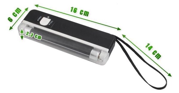 UV svjetlo za provjeru novčanica i ispitivača dokumenata + LED svjetiljka