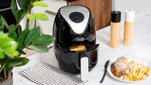 1000w lcd cvrtnik na zrak brez maščobe 1800ml friteza - teesa