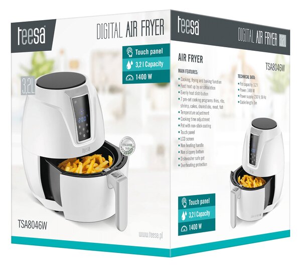 1300W LCD Touch Air Friend Free 3200ml Frite Bel