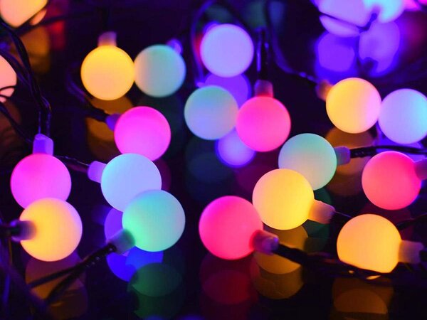 LED RGB 40 Vanjski solarni ukrasni vijenac 690cm 8 funkcija