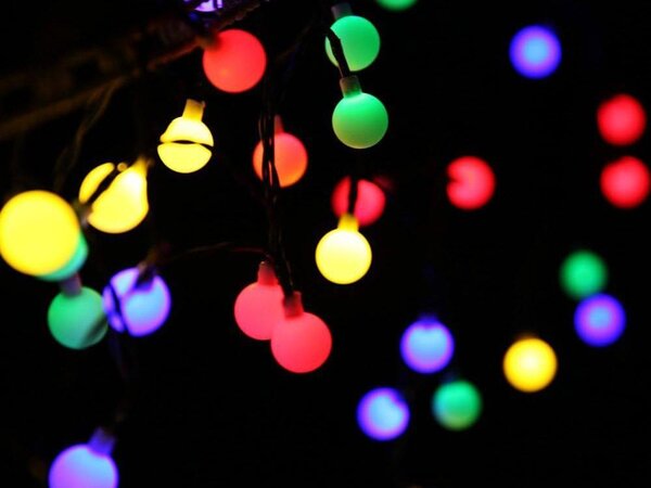 LED RGB 40 Vanjski solarni ukrasni vijenac 690cm 8 funkcija
