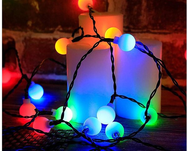 LED RGB 40 Vanjski solarni ukrasni vijenac 690cm 8 funkcija