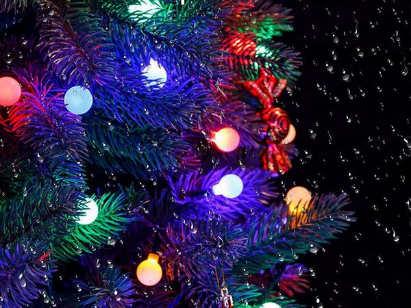 LED RGB 40 Vanjski solarni ukrasni vijenac 690cm 8 funkcija