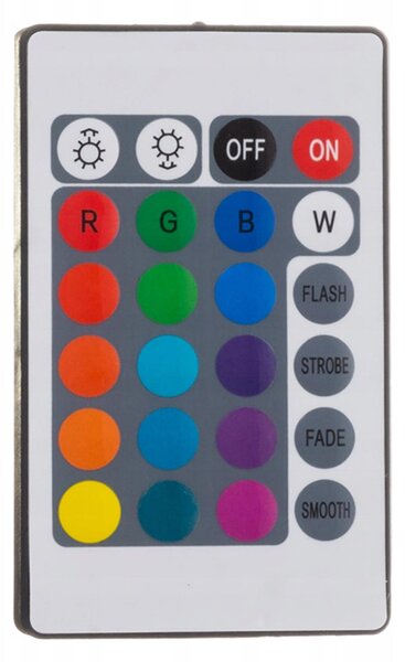 Akrilni akril. LED RGB kristalna vaza + daljinski upravljač