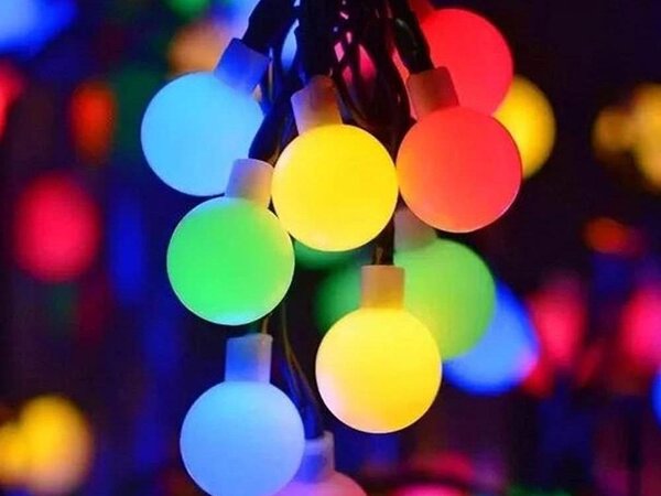 LED RGB 40 Vanjski solarni ukrasni vijenac 690cm 8 funkcija