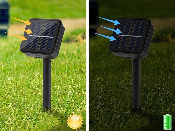 LED RGB 40 Vanjski solarni ukrasni vijenac 690cm 8 funkcija
