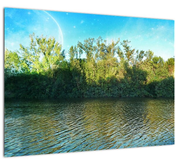 Slika - jezero (70x50 cm)