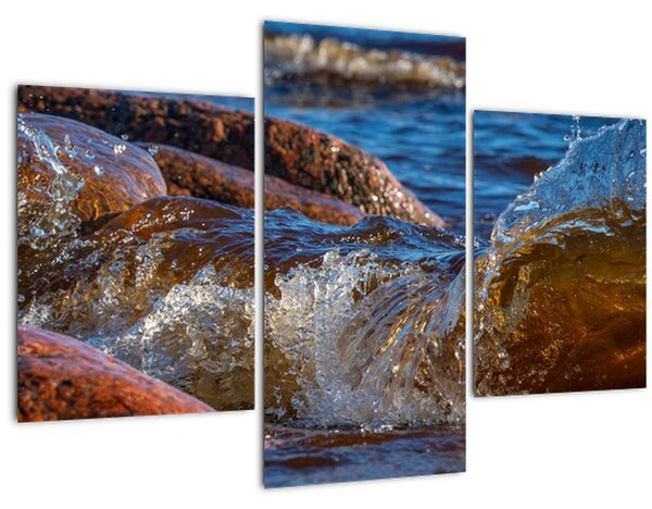 Detaljna slika - voda između kamenja (90x60 cm)