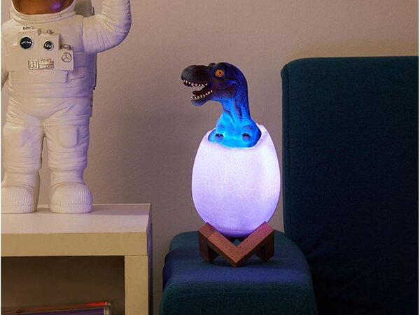 LED RGB dječje noćno lagano jaje Tyrannosaur Dinosaur