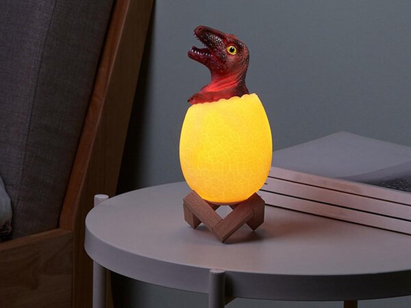 LED RGB dječje noćno lagano jaje Tyrannosaur Dinosaur