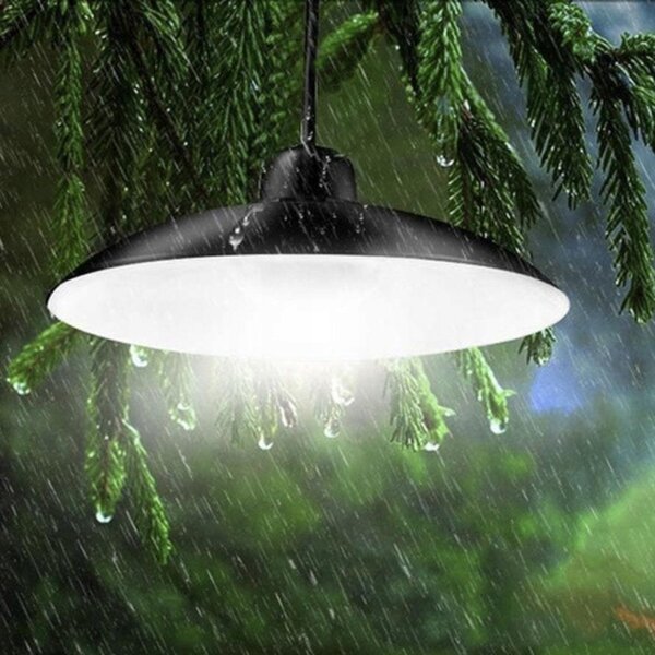 2x solarno viseće 80W LED svjetiljke hladno bijelo 3600mAh IP44