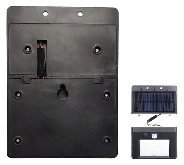 30 LED SMD solarna zidna svjetiljka s PIR sezonom Pokret dva -dio