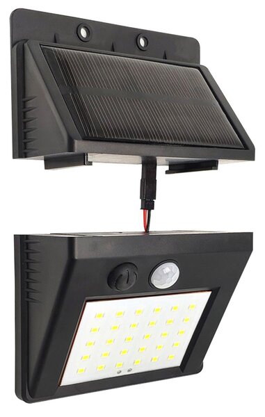 30 LED SMD solarna zidna svjetiljka s PIR sezonom Pokret dva -dio