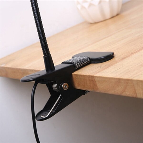 USB 20 LED pokretna stolna svjetiljka crna 63cm crna