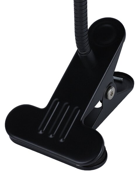 USB 20 LED pokretna stolna svjetiljka crna 63cm crna