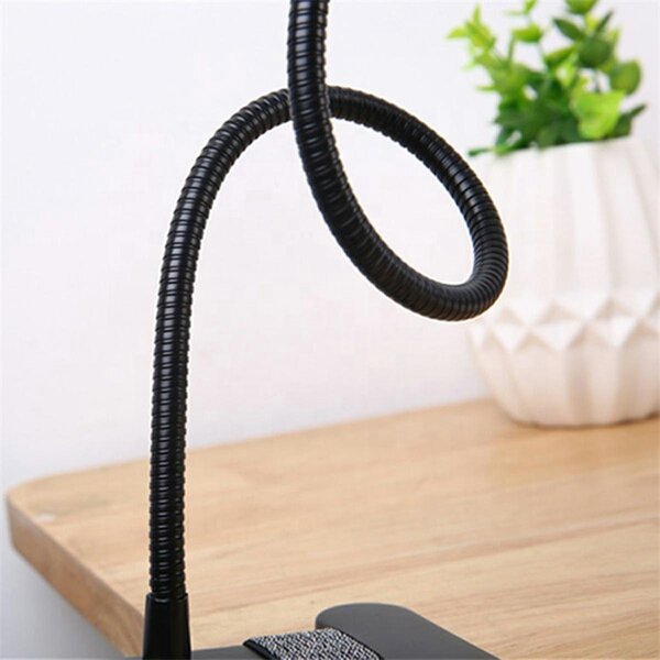 USB 20 LED pokretna stolna svjetiljka crna 63cm crna