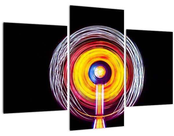 Slika svjetala u krugu (90x60 cm)