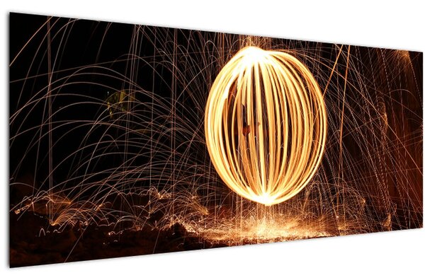Slika svjetlosne kugle (120x50 cm)