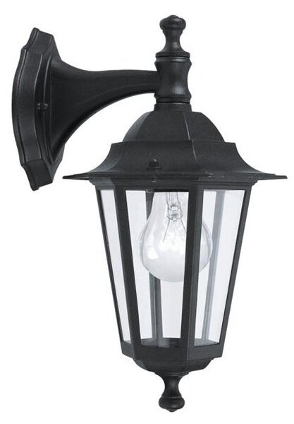 EGLO 22467 - Vanjska zidna svjetiljka LATERNA 4 1xE27/60W crna