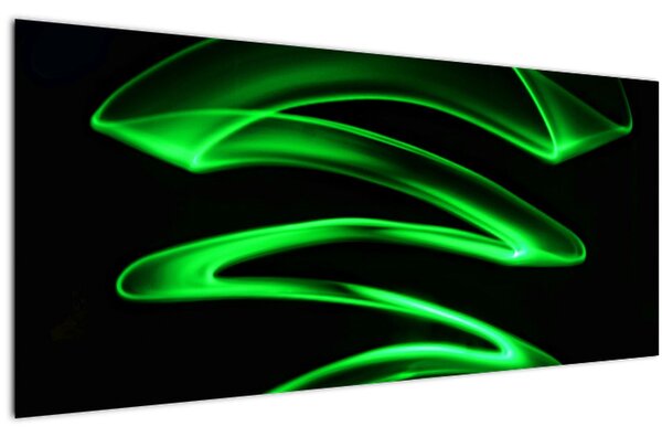 Slika - neonski valovi (120x50 cm)