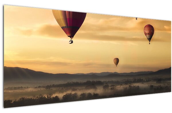 Slika - leteći baloni (120x50 cm)