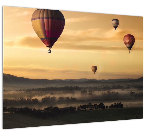 Slika - leteći baloni (70x50 cm)