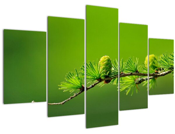 Slika zelenog češera (150x105 cm)