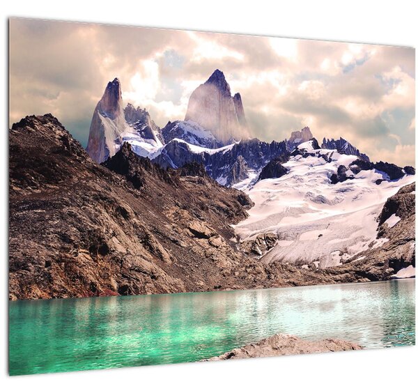 Slika planinskog jezera (70x50 cm)